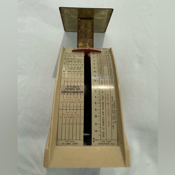 Vintage IDL Number 900 Deluxe Modern Postal Scale Made in USA Unique Collectible - Picture 6 of 15
